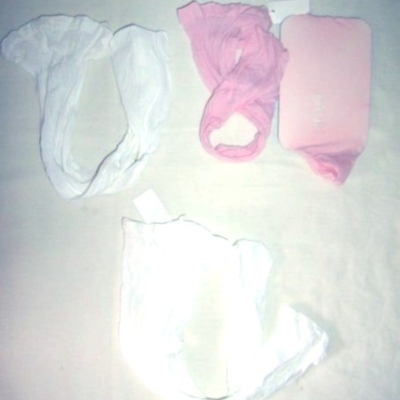 Vintage rare 3 pairs fashion soft comfy tights